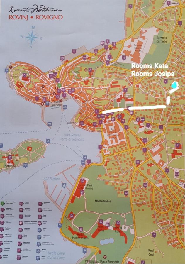 Rooms Josipa Rovinj Eksteriør billede