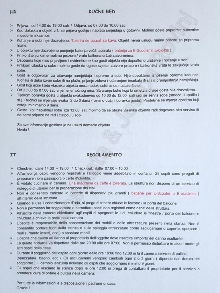 Rooms Josipa Rovinj Eksteriør billede